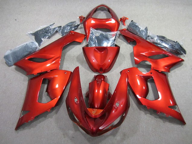Naranja Inyección Kits Carenado Kawasaki ZX6R 2005-2006 Naranja Inyección Kits Carenado Kawasaki ZX6R 2005-2006