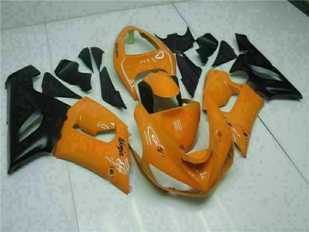 Naranja Kits Completo Carenado Kawasaki ZX6R 2005-2006
