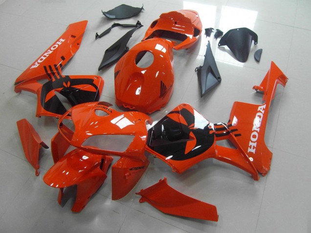 Naranja Negro ABS Plástica Honda CBR 600 RR 2005-2006 Naranja Negro ABS Plástica Honda CBR 600 RR 2005-2006