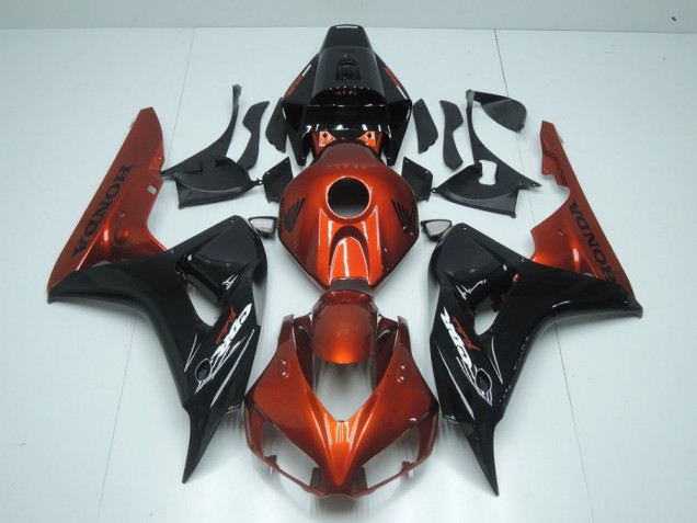 Naranja & Negro Carenado Honda CBR 1000 RR 2006-2007