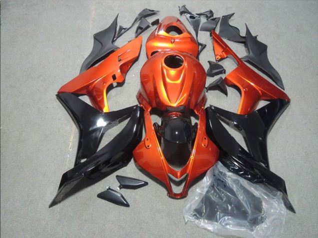 Naranja Negro Carenado Honda CBR 600 RR 2007-2008 Naranja Negro Carenado Honda CBR 600 RR 2007-2008