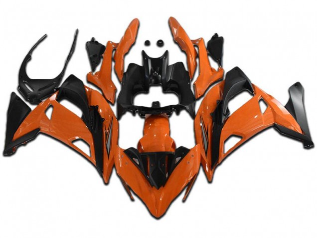 Naranja Negro Carenado Kawasaki EX650 2017-2019 Naranja Negro Carenado Kawasaki EX650 2017-2019