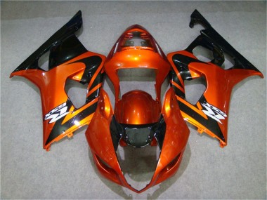 Naranja Negro Carenado Suzuki GSXR 1000 K3 2003-2004