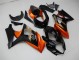 Naranja Negro Carenado Suzuki GSXR 1000 K7 2007-2008 Naranja Negro Carenado Suzuki GSXR 1000 K7 2007-2008