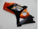 Naranja Negro Carenado Suzuki GSXR 1000 K7 2007-2008 Naranja Negro Carenado Suzuki GSXR 1000 K7 2007-2008