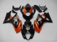 Naranja Negro Carenado Suzuki GSXR 1000 K7 2007-2008 Naranja Negro Carenado Suzuki GSXR 1000 K7 2007-2008