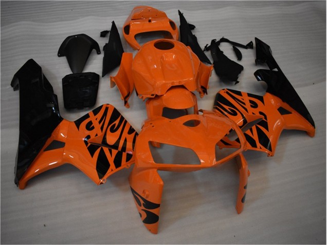 Naranja Negro Kits Carenado Honda CBR 600 RR 2005-2006