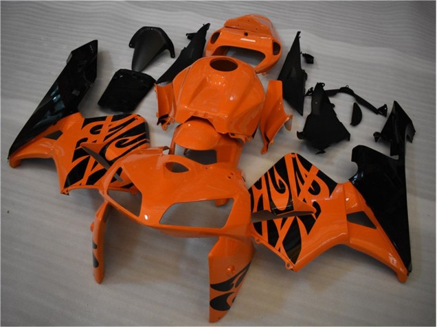 Naranja Negro Kits Carenado Honda CBR 600 RR 2005-2006