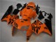 Naranja Negro Kits Carenado Honda CBR 600 RR 2005-2006