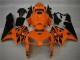 Naranja Negro Kits Carenado Honda CBR 600 RR 2005-2006
