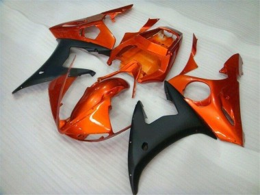 Naranja Negro Kits Carenado Yamaha R6 2003-2005