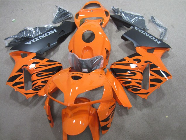Naranja Negro Plástica Honda CBR 600 RR 2005-2006