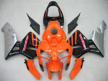 Naranja Negro Plástico Honda CBR 600 RR 2005-2006