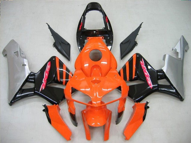 Naranja Negro Plástico Honda CBR 600 RR 2005-2006