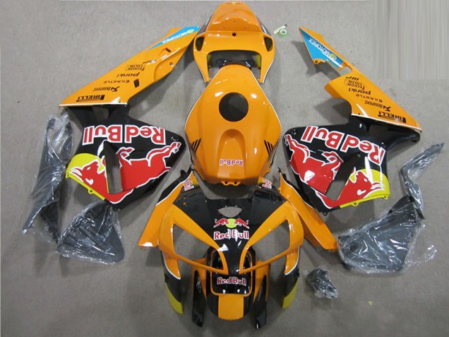 Naranja Negro Red Bull Carenado Honda CBR 600 RR 2005-2006