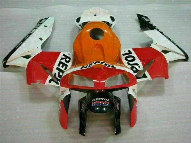 Naranja Negro Repsol Kit Completo Carenado Honda CBR 600 RR 2005-2006