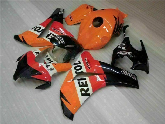Naranja Repsol ABS Plástica Honda CBR 1000 RR 2008-2011 Naranja Repsol ABS Plástica Honda CBR 1000 RR 2008-2011