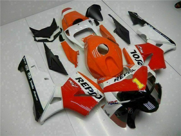 Naranja Repsol Carenado Honda CBR 600 RR 2005-2006 Naranja Repsol Carenado Honda CBR 600 RR 2005-2006
