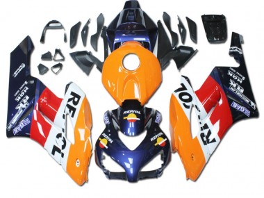 Naranja Rojo Azul Repsol Carenado Honda CBR 1000 RR 2004-2005