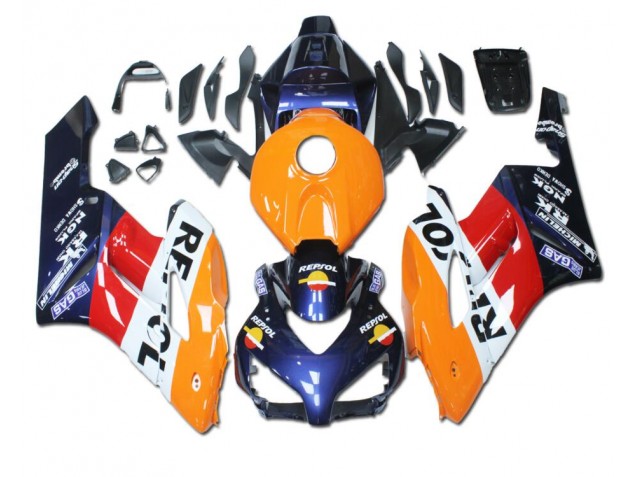 Naranja Rojo Azul Repsol Carenado Honda CBR 1000 RR 2004-2005