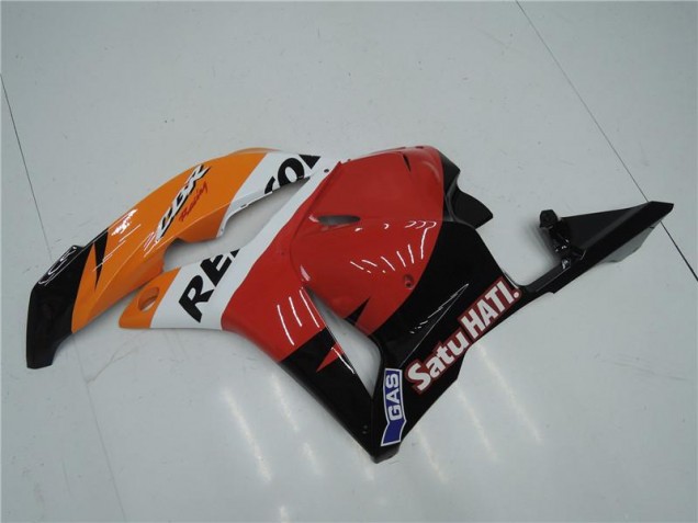 Naranja Rojo Negro Repsol Carenado Honda CBR 600 RR 2009-2012