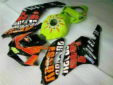 Naranja Verde Carenado Honda CBR 1000 RR 2004-2005