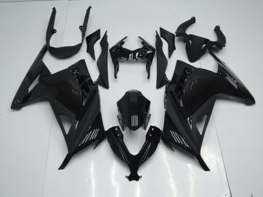 Negro ABS Carenado Kawasaki ZX 300R 2013-2016