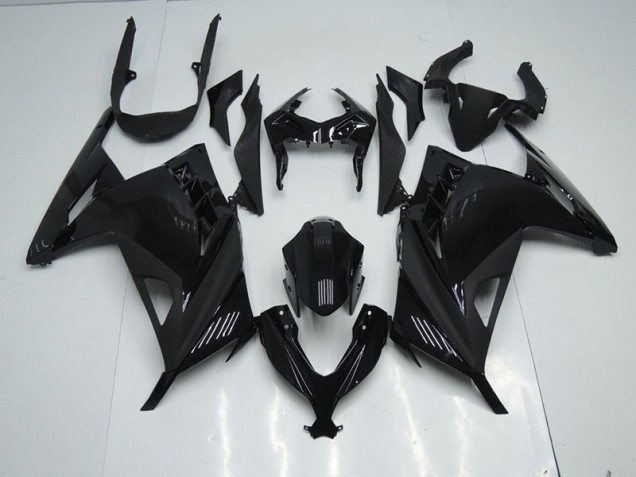 Negro ABS Carenado Kawasaki ZX 300R 2013-2016 Negro ABS Carenado Kawasaki ZX 300R 2013-2016