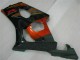 Negro ABS Kits Carenado Suzuki GSXR 1000 K3 2003-2004