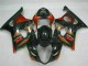 Negro ABS Kits Carenado Suzuki GSXR 1000 K3 2003-2004