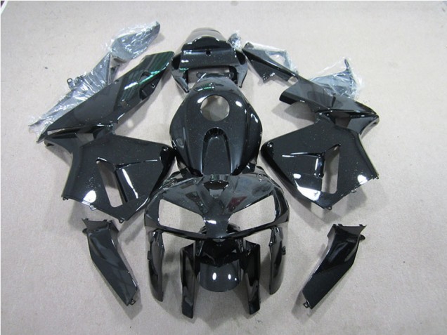 Negro ABS Plástica Honda CBR 600 RR 2005-2006 Negro ABS Plástica Honda CBR 600 RR 2005-2006
