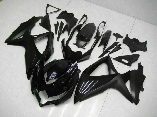 Negro ABS Plástica Suzuki GSXR 600 / 750 K8 2008-2010 Negro ABS Plástica Suzuki GSXR 600 / 750 K8 2008-2010