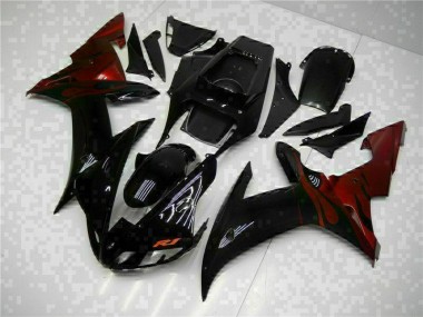 Negro ABS Plásticos Yamaha R1 2002-2003