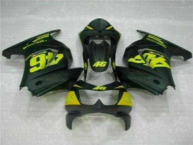 Negro Amarillo 46 Carenado Kawasaki EX250 2008-2012