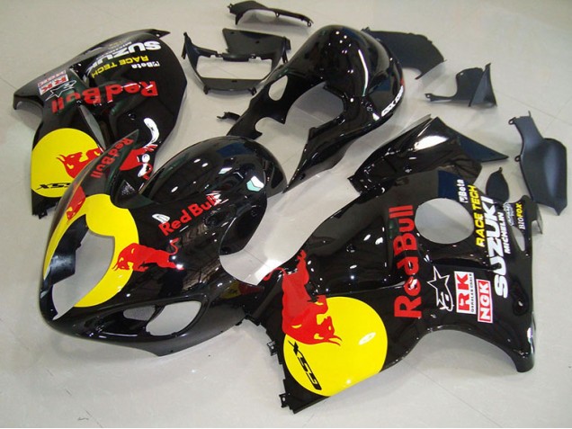 Negro Amarillo Red Bull Carenado Suzuki GSXR 1300 Hayabusa 1996-2007 Negro Amarillo Red Bull Carenado Suzuki GSXR 1300 Hayabusa 1996-2007