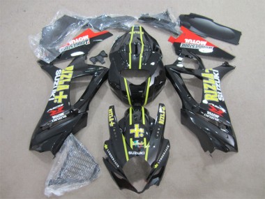 Negro Amarillo Rizla Carenado Suzuki GSXR 1000 K7 2007-2008
