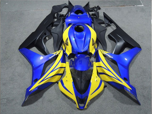 Negro Azul Amarillo Carenado Honda CBR 600 RR 2007-2008 Negro Azul Amarillo Carenado Honda CBR 600 RR 2007-2008