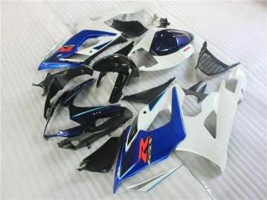 Negro Azul Blanco Carenado Suzuki GSXR 1000 K5 2005-2006