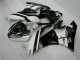 Negro Blanco 3M Touch4 Inyección Kits Carenado Kawasaki ZX6R 2009-2012