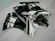 Negro Blanco 3M Touch4 Inyección Kits Carenado Kawasaki ZX6R 2009-2012