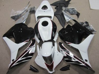 Negro Blanco ABS Plásticos Honda CBR 600 RR 2009-2012