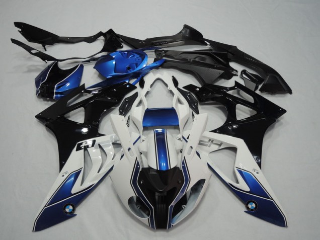 Negro Blanco Azul Carenado BMW S1000RR 2009-2014 Negro Blanco Azul Carenado BMW S1000RR 2009-2014