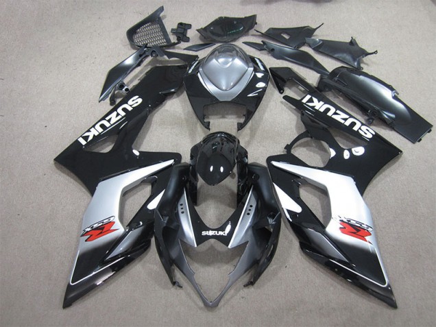 Negro Blanco Calcomanía Carenado Suzuki GSXR 1000 K5 2005-2006 Negro Blanco Calcomanía Carenado Suzuki GSXR 1000 K5 2005-2006
