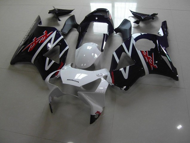 Negro Blanco Carenado Honda CBR 900 RR 954 2002-2003 Negro Blanco Carenado Honda CBR 900 RR 954 2002-2003