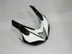 Negro Blanco Carrocería Kawasaki ZX6R 2007-2008 Negro Blanco Carrocería Kawasaki ZX6R 2007-2008