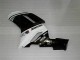 Negro Blanco Carrocería Kawasaki ZX6R 2007-2008 Negro Blanco Carrocería Kawasaki ZX6R 2007-2008