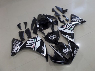 Negro Blanco Fiat Plástico Yamaha R1 2009-2011