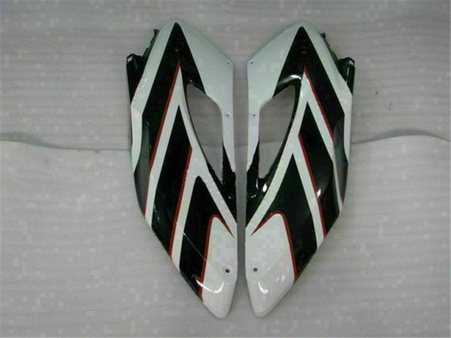Negro Blanco Kits Completo Carenado ABS Honda CBR 1000 RR 2004-2005