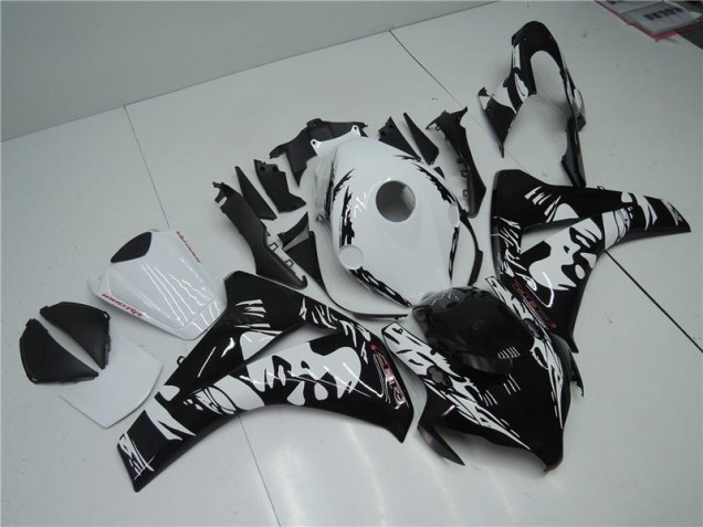 Negro Blanco Kits Completo Carenado ABS Honda CBR 1000 RR 2008-2011