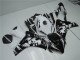 Negro Blanco Kits Completo Carenado ABS Honda CBR 1000 RR 2008-2011